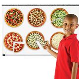 Recursos De Aprendizagem Frações De Pizza Magnética, Jogo De Frações