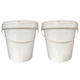 Balde 3.6 Lts Plastico - 2 Pçs