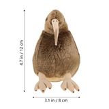 Tehaux Kiwi Pássaro Macio Brinquedo De Pelúcia Animal Bonito Lifelike Plu