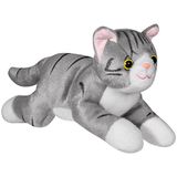 Pelúcia Gato Stuffed Animal - Super Macio, Huggable Cat Toy Fo