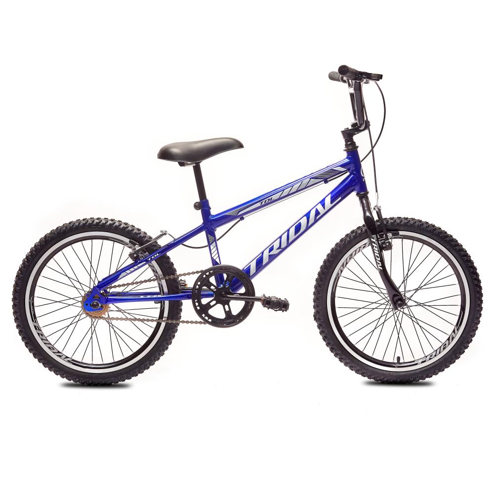 Bicicleta Aro 20 Infantil Cross Tridal Bike - Azul - 14
