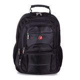Mochila Para Notebook Executiva Reforçada com Cabo de Aço em Nylon SWISSLAND TT Preta