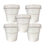 Balde 3l Plastico - 5 Pçs