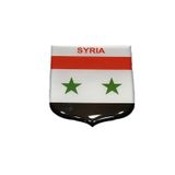 Adesivo resinado em Escudo da bandeira da Síria