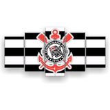 Quadro Decorativo Corinthians 129x61 5 Peças