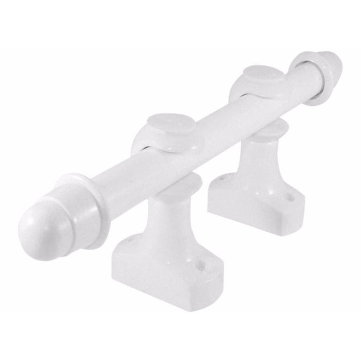 Kit Suporte Cortina para Varão 19mm Branco Pvc (par)