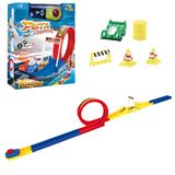 Brinquedo Infantil Pista Looping Com Lançador Pequeno