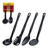 Kit Utensílios Antiaderente Com 4 Peças Super Resistente