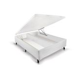 Cama Box Baú King Courano White New (193x203x30) - Castor