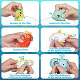 Niwoed Bath Toys Jogos De Pesca Com Rede De Peixe, Banheira Bebê