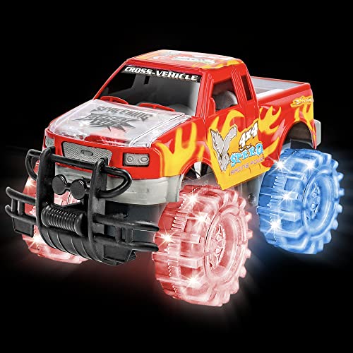 Artcreativity Light Up Red Monster Truck, 1 Peça, 8 Polegadas