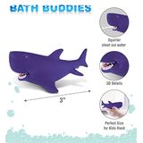 Dollibu Shark Bath Buddy Squirter - Tubarão Roxo Flutuante