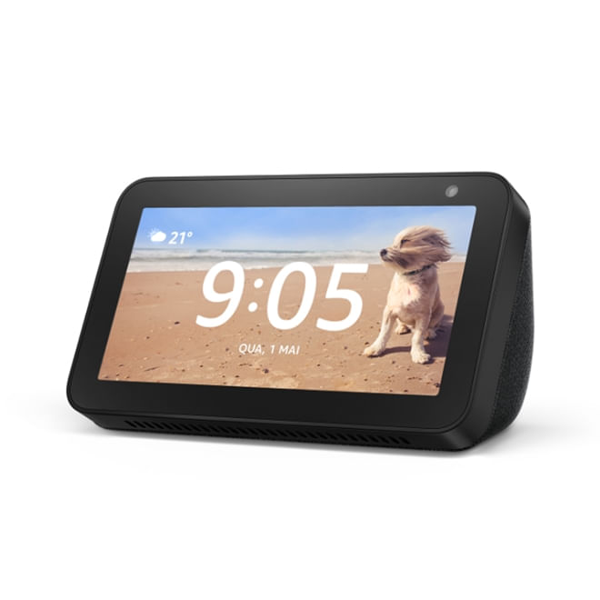 Echo Show 5,5 Polegadas Touch com Alexa Smart Speaker Preta H23K37 Amazon Menor preço em Echo Show 5,5 Polegadas Touch com Alexa Smart Speaker Preta H23K37 Amazon