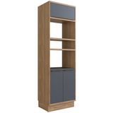 Torre Quente Cozinha Modulada Herval Ten, 100% Mdf, Com 3 Portas E 3 Nichos