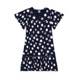 Vestido Infantil Estampado Rovitex Kids Azul 1