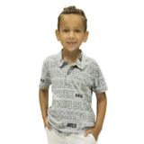 Polo Juvenil Masculina Free Rovitex Kids Cinza 14