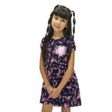 Vestido Tie Day Infantil Rovitex Kids Azul 8