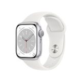 Apple Watch S8 41mm Gps Celular Pulseira Esportiva Branca