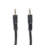 Cabo Auxiliar P2 Audio Ponta Dourada 1,2 M Banhado Ouro P2 x