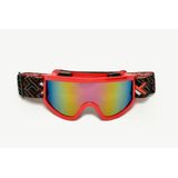 OCULOS MOTOCROSS MATTOS RACING MX LENTE ESPELHADA VERMELHO