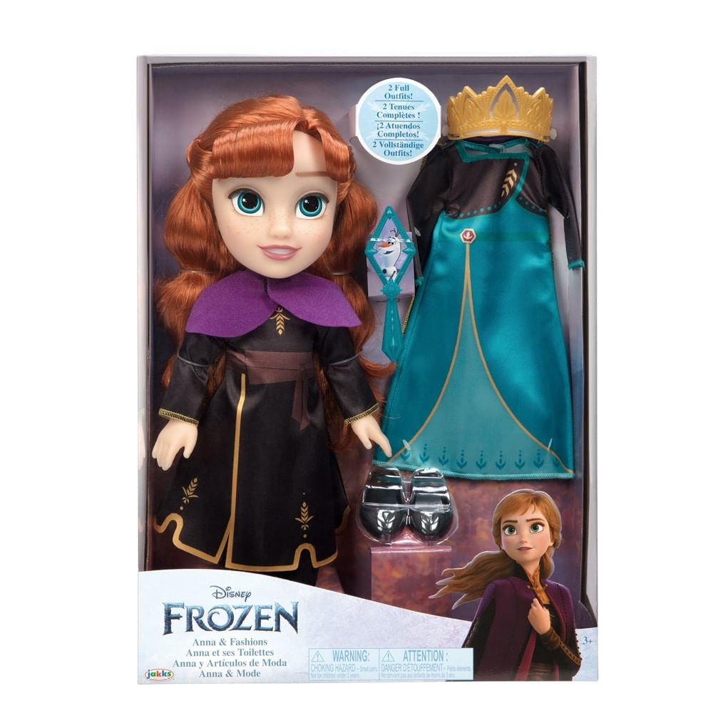 Boneca Frozen 2 Disney Anna 80 cm, Multicor, Baby Brink : :  Brinquedos e Jogos