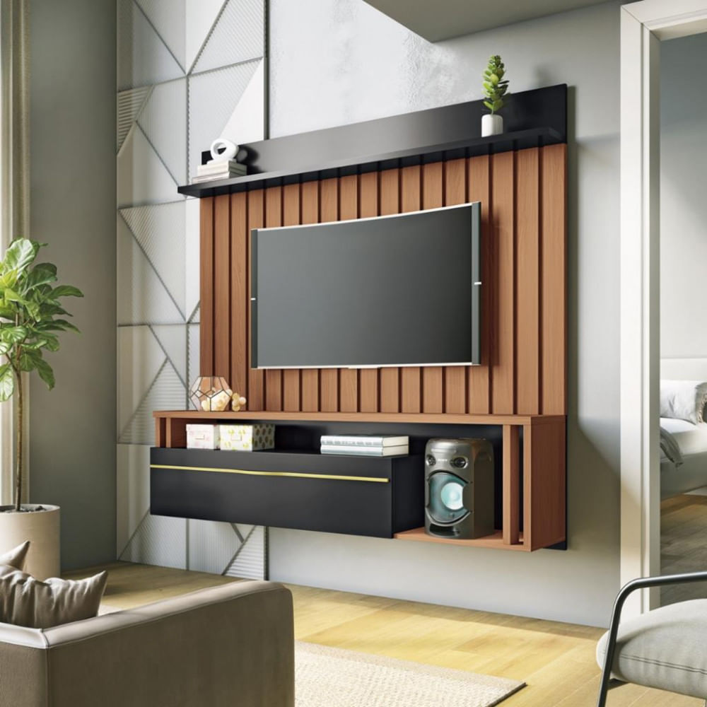 Painel Para Tv Até 55 Polegadas 1 Porta Self Hb Móveis