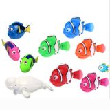 Engraçado Eletrônico Peixe Natação Pet Brinquedo Bateria Ativada Fis