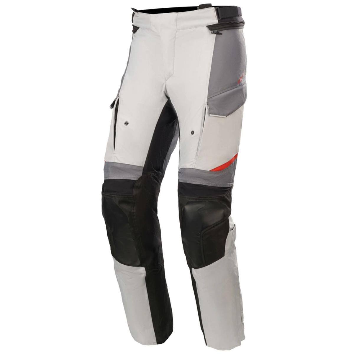 Calça Impermeável Alpinestars Andes V3 Drystar Moto Viagem - Cinza E Branco - Xl