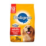 Ração Pedigree para Cães Adultos Sabor Carne e Cereais 20kg - 20Kg