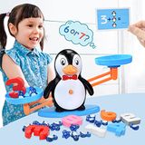Bakam Pinguim Equilíbrio Matemática Contando Brinquedos Para Crianças Idade 3-6,