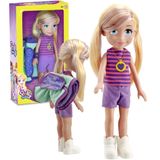 Boneca Polly Pocket Camping Mattel C/ Acessorios Grande 38cm