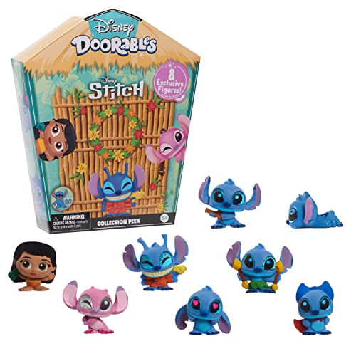 Disney Doorables Coleção Stitch Peek, Brinquedos Para Crianças De 5 Anos Ou Mais