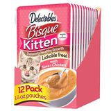 Petiscos Úmidos Para Gatos - Atum &amp; Frango (12 Unidades) By Lambidelicias Bisque Gatinho Lambível (embalagem Variável)