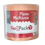 Pano Multiuso Tipo Perfex Para Limpeza Picotado Rolo 300 M