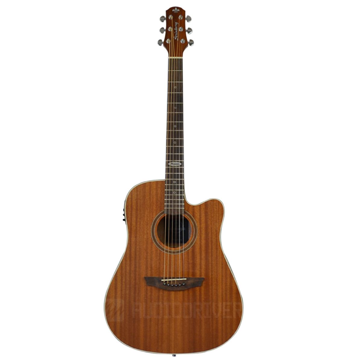 Violão Elétrico Strinberg Folk SD200C MGS Mahogany Fosco Violao Dreadnought Eletroacústico