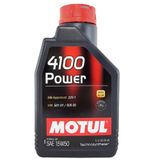 Óleo Lubrificante do Motor Motul 4100 Power SL 15W50 Semissintético ACEA A3/B4 1L