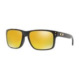 Óculos Sol Oakley Holbrook 9102 E3 55 Preto Lente Amarela