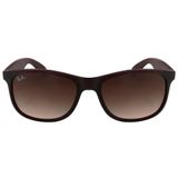 Óculos De Sol Ray-ban Rb4202 Andy 6073/13 Marrom Fosco