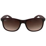 Óculos De Sol Ray-ban Rb4202 Andy 6073/13 Marrom Fosco