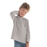 Camisa Polo Juvenil Manga Longa Trick Nick Cinza 4
