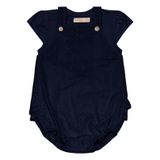 Conjunto Infantil Feminino Macaquinho Trick Nick Azul P