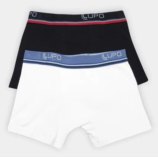 Cueca Boxer Lupo Kit Com 2 Cuecas Lupo