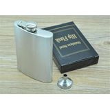 8 Oz Aço Inoxidável Bolso Quadril Frasco De Prata