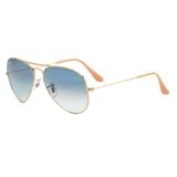 Óculos De Sol Ray Ban Aviador Rb3025l Dourado Tamanho 58