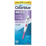 Teste de Ovulação Digital Clearblue - 10 Unidades