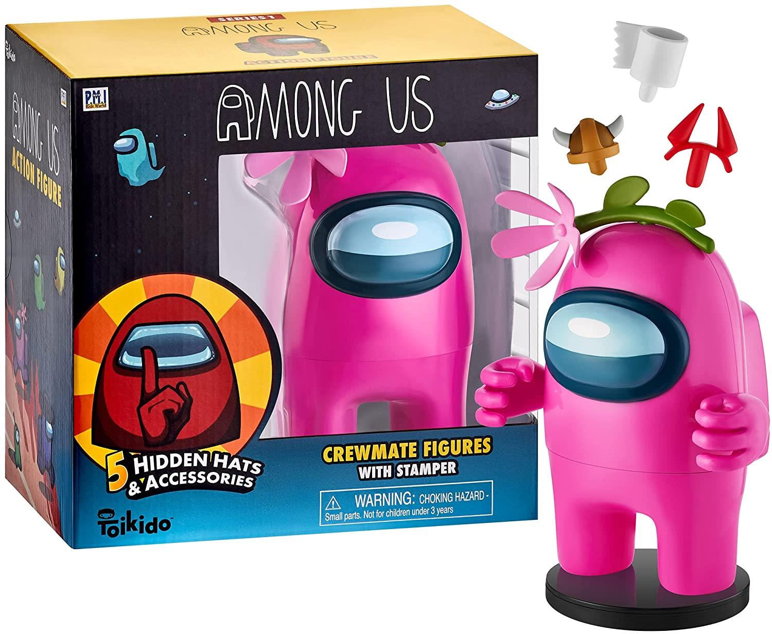 Among Us Stamper Pink Crewmate Flower Hat 7 Jogo De Vídeo Game