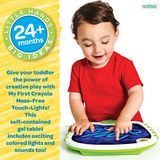 Crayola Toddler Touch Lights, Musical Doodle Board, Sensor