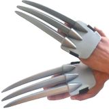 Wolverine Cosplay Garra De Plástico Adereços Halloween Brinquedos Alto Qua