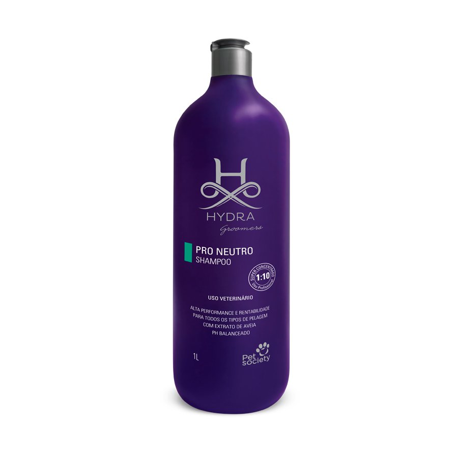 Shampoo Pet Society para Cachorro Hydra Groomers Neutro 1L