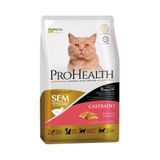 Ração Prohealth Para Gatos Adultos Castrados Sabor Salmão - 5kg